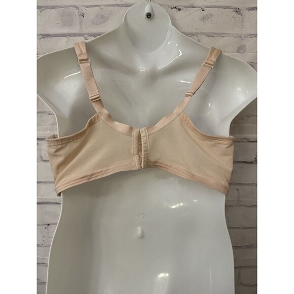 Cacique Size 44F ‎ Lightly Lined Full Coverage Underwire Beige Bra - Picture 3 of 10